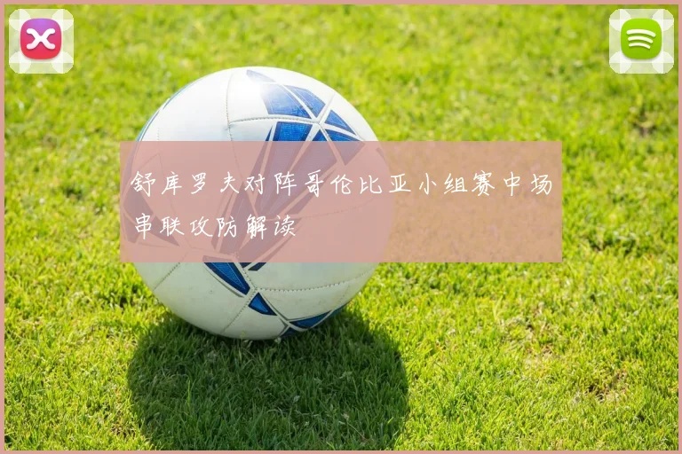 舒库罗夫对阵哥伦比亚小组赛中场串联攻防解读